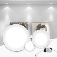 Spot lumineux Led ultramince encastrable pour le plafond, éclairage d'intérieur, luminaire de plafond, idéal pour une cuisine, 4/6W, 220V
