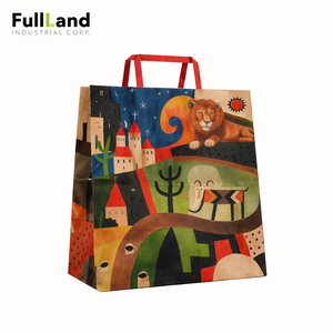 Quality Guarantee Hand Length Handle <b>Paper</b> Bag New Product Printed <b>Paper</b> <b>Packaging</b> Bag - Product Image 1