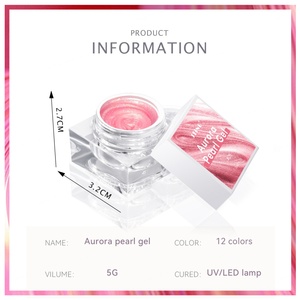Vernis à ongles gel JTING Aurora Pearl, collection de 12 couleurs, haute pigmentation, effet nacré, vernis à ongles gel OEM personnalisable, nouveau design, pot de 5 ml - Product Image 3