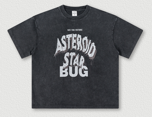 2025 American Style Schwergewicht Streetwear Style T-Shirt gewaschen Vintage Pure Cotton T-Shirt DTG Custom Logo T-Shirt für Männer - Product Image 2