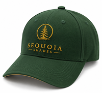 Casquette de baseball brodée personnalisée à 6 panneaux en sergé de coton, logo brodé, réglable, pour sports de plein air, unisexe, style Dad Hat