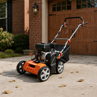 Scarificateur de pelouse autotracté 208cc 4 temps, désherbeur à essence portatif, râteau à gazon