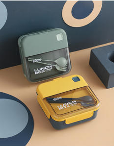 Bpa Gratis Pp Lunchbox <span class=keywords><strong>2</strong></span> Compartiment Lunchbox - Product Image 5
