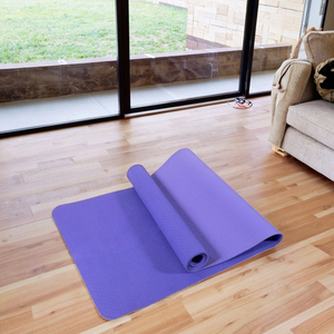 Venta al por mayor de 6mm de espesor TPE gimnasia Pilates impermeable suelo ejercicio <span class=keywords><strong>Yoga</strong></span> <span class=keywords><strong>Pro</strong></span> <span class=keywords><strong>Mat</strong></span> personalizable OEM Logo barato espuma <span class=keywords><strong>Yoga</strong></span> Mats - Product Image 2