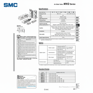 SMC Pneumatics Air Slide Table (Tabla de deslizamiento de aire) - Product Image 1