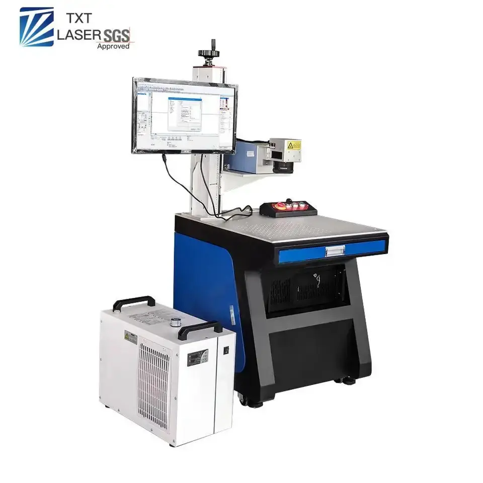 Desktop 3W 5W UV Marker Printer Laser Marking Engraving Printing Machine for Sunglass Pen Ceramic Plastic Fiber Laser UV Laser
