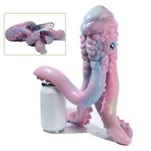 G6516 Mind Deep Octopus Penis Stroker con 4 Tentáculos Largos de 18.90 pulgadas, Masturbador de Silicona Monstruoso, Juguete de Bolsillo de Canal Único - Product Image 1