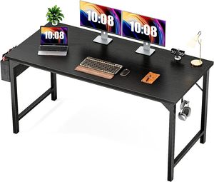 Escritorio de estilo simple y moderno para el hogar, oficina, estudio, estudiante, escritorio, personalización de Amazon Vintage - Product Image 1