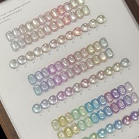 SUUSEEGEL 36 Couleurs Gel Polish Effet Œil de Chat Cristal Lumineux Transparent Scintillant Magnétique Caméléon Aurore