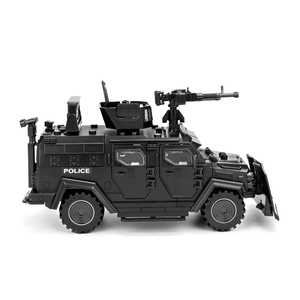Exquis jouet de construction de véhicule spécial voiture de police avec équipement de barricade et armes, modèle en plastique ABS, <span class=keywords><strong>cadeau</strong></span> pour <span class=keywords><strong>garçon</strong></span> - Product Image 4