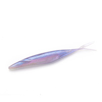6 adet/torba 12.7cm 9.6g 5 inç PVC Çatal Kuyruklu Batar Tip Yapay Zoom Kanatlı Balık Yemi (Pike, Levrek, Bas Balıkları için)
