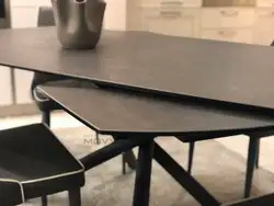 Chất Lượng Cao Gốm Top Đa Chức Năng Mở Rộng Xoay Sang Trọng Hiện Đại Gốm Bàn Ăn - Product Image 3