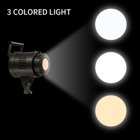 135W Metall-Porträt-Blitzstudio-Lampe Fotografie-LED-Videolicht mit Einstellbarer Farbtemperatur und Fernbedienung