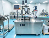 Machine de remplissage automatique 2-en-1 de 0,1 à 3 g pour flacons et petites bouteilles en verre, pour poudres chimiques sèches, avec fonctions de remplissage, de bouchage et de sertissage