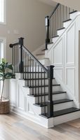 Rampe/Balustre moderne en aluminium sans cadre avec structure en acier inoxydable pour escalier de villa, design résistant à la rouille