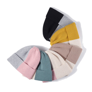 Gorro de Punto con Bloques de Color Cruzados Izquierdo y Derecho, Gorro Cálido y Frío con Protección para las Orejas para Adultos - Product Image 3