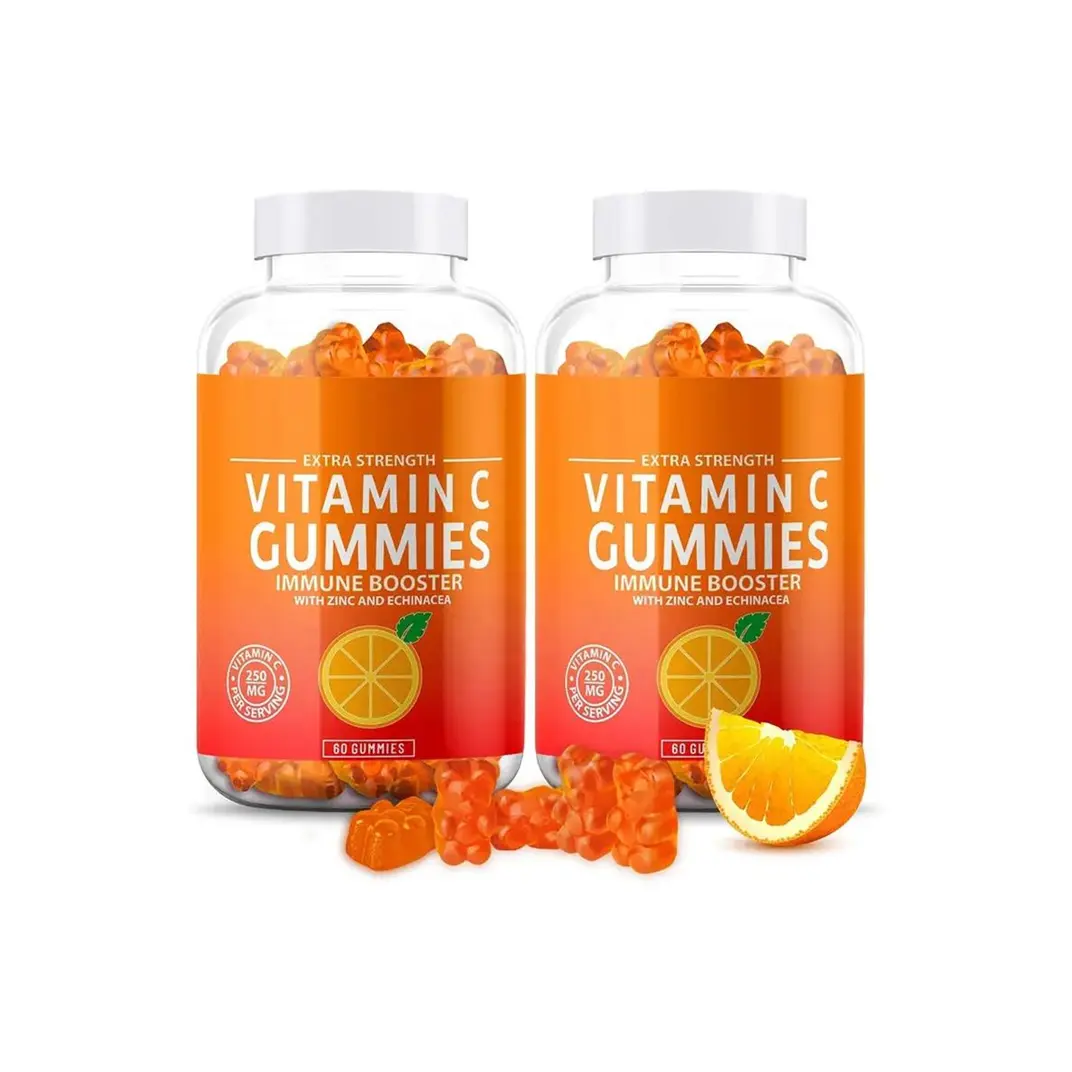 Gummies กับวิตามิน C biotin Vitamin gummies สำหรับผมผู้ใหญ่วิตามินรวมเสริมสำหรับผม, ผิวหนัง,