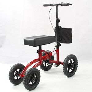 Dosing Four Wheel <b>Walker</b> Foldable Red With Seat For <b>Elderly</b> Rehabilitation Use - Product Image 4