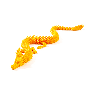 Jouet Dragon Doré Imprimé en 3D Prix Usine MGT FDM, Jouet Anti-Stress Coloré à Prototypage Rapide pour Cadeau - Product Image 1