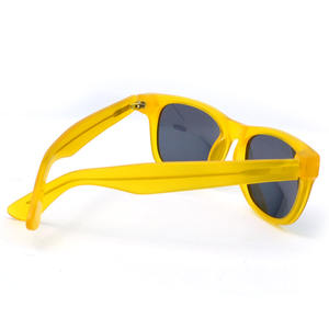 Gafas de Sol Unisex de Acetato de Alta Calidad, Montura de Acetato Hecha a Mano en Amarillo Gelatina, Gafas de Sol Polarizadas Antideslumbrantes de Moda - Product Image 5