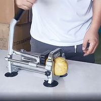 Commerciële Frieten Snijmachine Aardappelsnijder Friet Professionele Hoogwaardige Handmatige Groentefruitsnijder