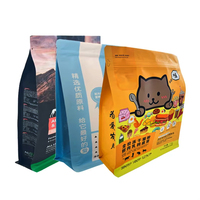 Bolsas de embalaje de alimentos con cremallera resellable, bolsa de pie, bolsa de plástico para embalaje de carne de pollo, bolsas de alimentos cocidos