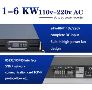 लागत प्रभावी dc24v से ac 120v इन्वर्टर 1kva 800w इन्वर्टर सिंगल फेज़ फ़्रीक्वेंसी इन्वर्टर