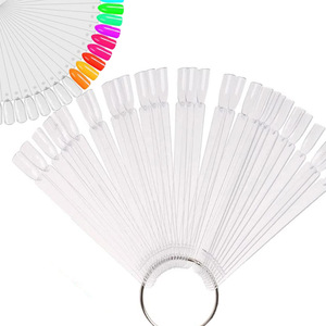 Muestras <span class=keywords><strong>de</strong></span> <span class=keywords><strong>Uñas</strong></span> <span class=keywords><strong>Postizas</strong></span> Transparentes en Forma <span class=keywords><strong>de</strong></span> Abanico Ovalado, Carta <span class=keywords><strong>de</strong></span> Colores Naturales, Paleta para Mostrar Esmaltes <span class=keywords><strong>de</strong></span> Gel UV, Herramientas <span class=keywords><strong>de</strong></span> Práctica <span class=keywords><strong>de</strong></span> Manicura - Product Image 1
