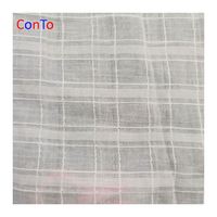 Tissu en coton brossé brodé à 100% en dentelle suisse multifonctionnelle