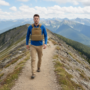 Gilet de musculation réglable personnalisable en gros, gilet tactique multifonctionnel de protection corporelle Molle - Product Image 1