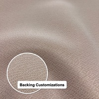 Cuir synthétique PVC bicolore marron durable de 1.1mm en cuir Rexine gaufré élastique pour canapé, chaise et sac à usage décoratif