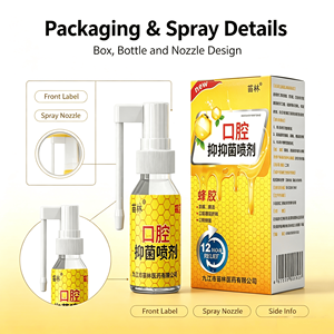 <span class=keywords><strong>Spray</strong></span> buccal et pour la <span class=keywords><strong>gorge</strong></span> à la <span class=keywords><strong>propolis</strong></span> d'abeille naturelle, <span class=keywords><strong>spray</strong></span> buccal sans gluten pour soulager les <span class=keywords><strong>maux</strong></span> <span class=keywords><strong>de</strong></span> <span class=keywords><strong>gorge</strong></span>, service OEM d'étiquetage privé personnalisé - Product Image 3