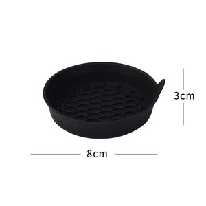 Portavasos para Auto Yibo, 8cm de Diámetro, Tapete Antideslizante de PVC con Borde para Uso en Vehículos - Product Image 1