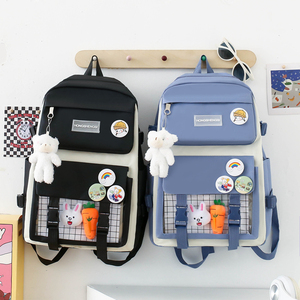 2023 nouveau <span class=keywords><strong>4</strong></span> en 1durable populaire coréen enfants adolescent sac à dos mignon sac d'école ensemble fille et garçon école sac à dos - Product Image 4