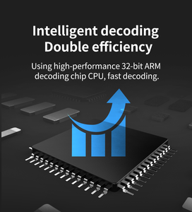 Escáner de Códigos de Barras Inalámbrico de Mano 2D, Lector de Códigos QR Bidimensionales para Pantallas de Teléfonos Móviles - Product Image 3