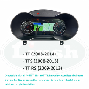 แผงหน้าปัดเครื่องเล่นแผงหน้าปัดดิจิตัลจอ LCD เครื่องวัดความเร็วรถยนต์แบบมัลติฟังก์ชันสำหรับรถ <span class=keywords><strong>Audi</strong></span> TT 8J TTS TT RS ราคา <span class=keywords><strong>Mk2</strong></span> - Product Image 3