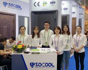 Socool porta di sicurezza in acciaio esterno uno e mezza doppia foglia Design moderno con superficie finita per applicazione esterna - Product Image 6