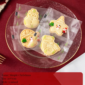 2024 mới giáng sinh kẹo túi nhôm lá kẹo Cookie Gummy protein thanh <span class=keywords><strong>wrapper</strong></span> trở lại con dấu bao bì túi - Product Image 6