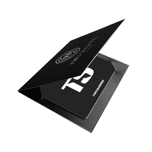 Pochette en papier imperméable personnalisée impression d'enveloppes en papier PVC carte de <span class=keywords><strong>fidélité</strong></span> d'adhésion <span class=keywords><strong>cartes</strong></span> en plastique support en carton papier pour U - Product Image 4