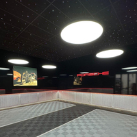 Lámpara de Techo LED Redonda de 60 cm y 70 cm de Diámetro, Lámpara Colgante LED Redonda y Plana para Dormitorio
