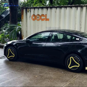 ฝาครอบล้อแบบ Aero สำหรับ Tesla Model Y Model 3 Juniper ขนาด 18 นิ้ว 19 นิ้ว 20 นิ้ว พร้อมการปกป้องขอบล้อเต็มรูปแบบ - Product Image 4