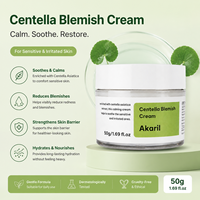 Crème anti-imperfections à l'arbutine Akaril 50g, traitement des boutons d'acné, apaisement, calme, soulagement des irritations et des rougeurs, soin quotidien du visage