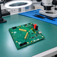 Carte de test 4x112 Gbit/s 400G QSFP112 avec connecteur RF 1x8 pour la validation de modules et l'approvisionnement en gros, avec correspondance de signal différentiel
