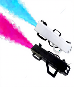 7-Farben LED Nebelmaschine Handgehaltene CO2-Kanone Party-Rauchpistole mit 3M Schlauch für <span class=keywords><strong>Disco</strong></span>-Shows - Product Image 2