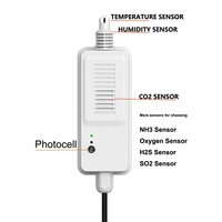 Tuya 스마트 CO2 온습도 측정 컨트롤러 IP67 버섯 재배용 10000ppm 3in1 센서