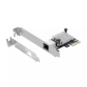 Pcie realtek 8125 tek portlu 100/1000 M/2.5 Gbps gigabit ethernet NIC ağ adaptörü kartı