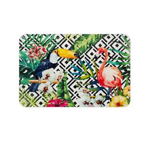 Set di 6 tovagliette in plastica Excelsa Tropical Chic 43,5x29 cm multicolore con design floreale bohémien per uso domestico - Product Image 1