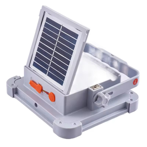 Portable Solar Powered <b>LED</b> <b>Lights</b> IP66 ABS Outdoor Camping Household Emergency Adjustable Flip <b>Battery</b> Floodlights Road - Product Image 6
