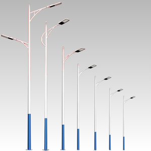 Réverbère LED extérieur en acier Q235 galvanisé à chaud, alliage d'aluminium, IP65, AC/DC, garantie 5 ans, angle de faisceau de 360 degrés pour - Product Image 3