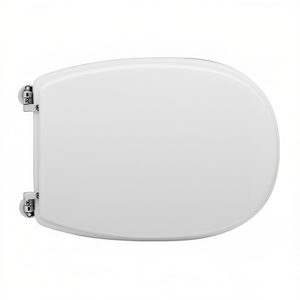 Funda para asiento de inodoro para Pozzi Ginori Easy 02 Shape 6, bisagra en forma de C blanca, 50,5 cm de largo, 37,5 cm de ancho - Product Image 3